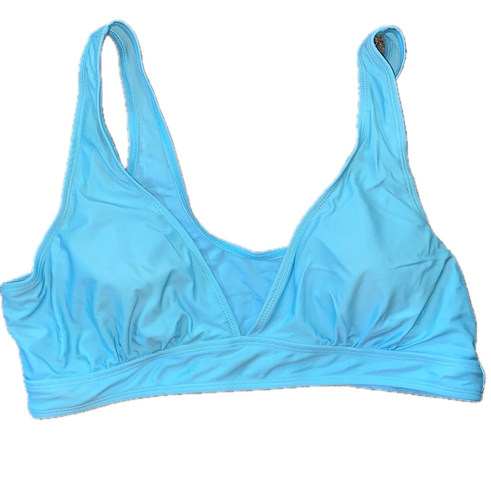 Baby Blue Bikini Top